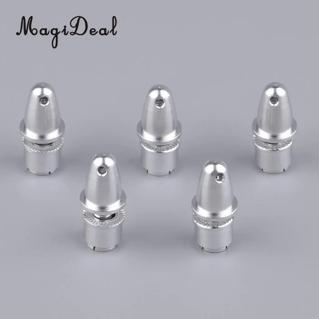 5pcs 3mm/3.17mm/4mm Aluminum Bullet Propeller Adapter Collet Holder for Brushless Motor Prop