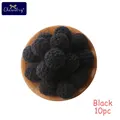 Black Crochet Beads