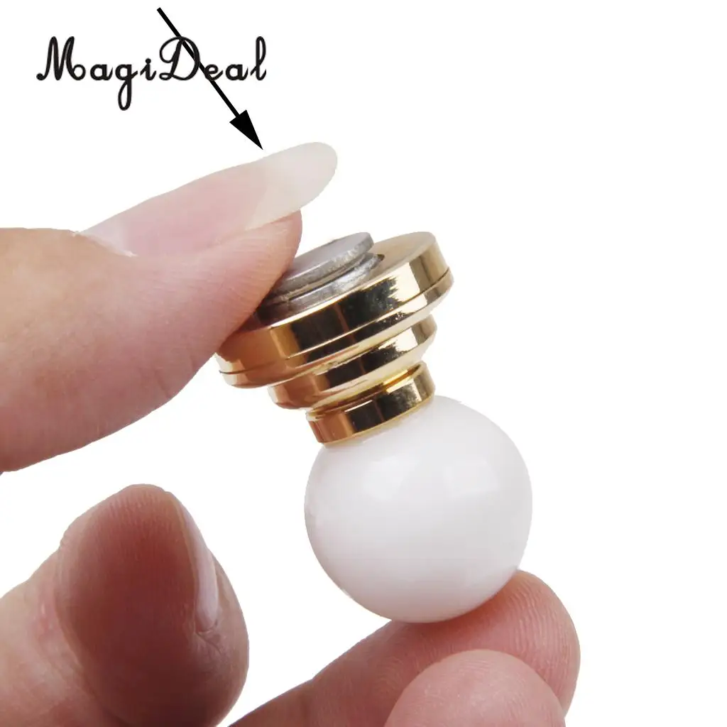 MagiDeal 1/12 Dollhouse Miniature Ball Shape Table Lamp LED Light for Livingroom Bedroom Bathroom Kitchen Kids Pretend Play Toy