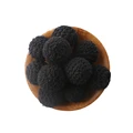 Black Crochet Beads