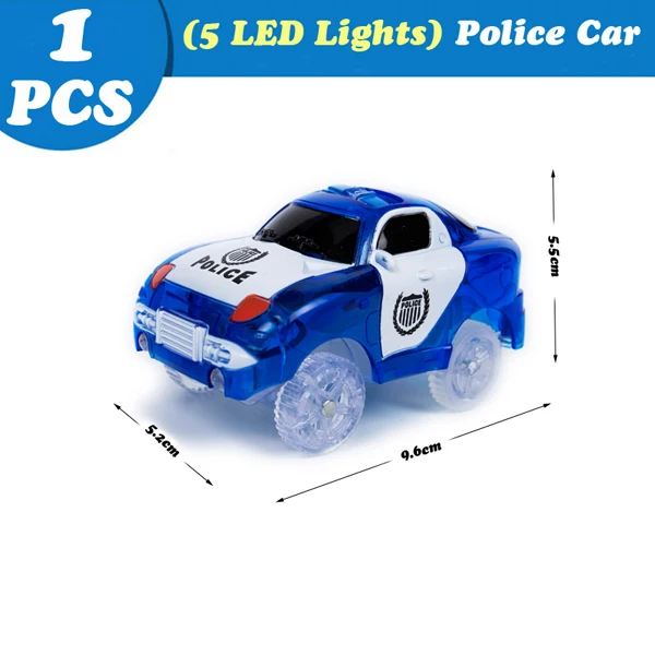 police car blue