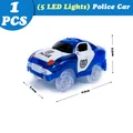 police car blue