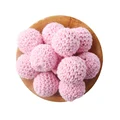 Pink Crochet Beads