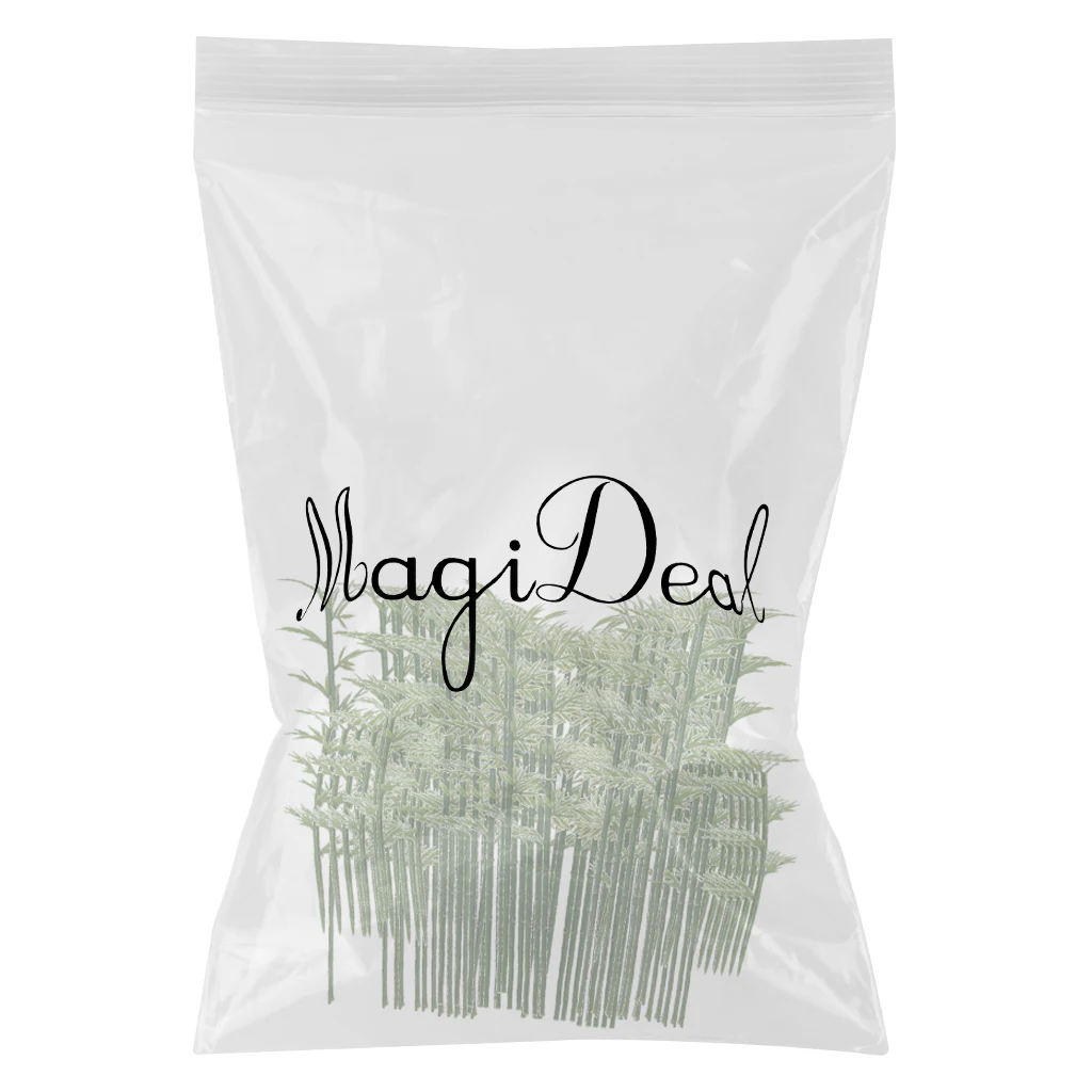Pack of 100 Model Trees Landscape Bamboo Trees 4 Scale 1:75, 1:100,1:200 ,1/300