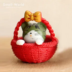 Red Round Basket