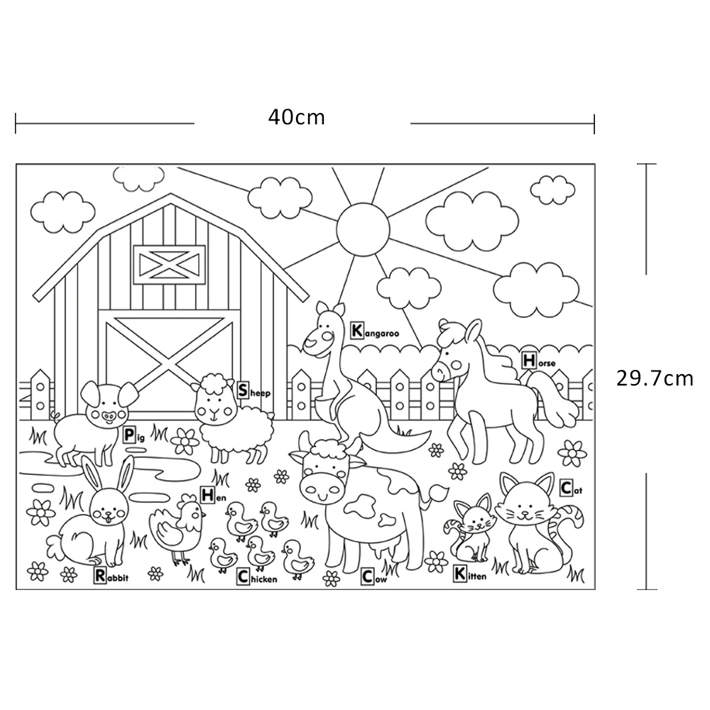Mantel Individual de silicona para bebé, vajilla para bebé, tapete de mesa de silicona, plato de alimentación de bebé impermeable, mantel para colorear reutilizable, 1 ud. - imagen 2