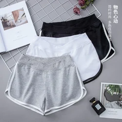 Shorts premamá de cintura alta – Deportivos y cómodos