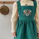 green dress