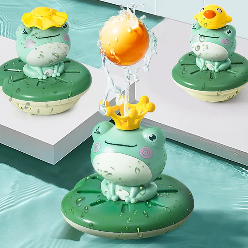 Rociador Rana Flotante – Juguete de baño eléctrico para niños - imagen 2