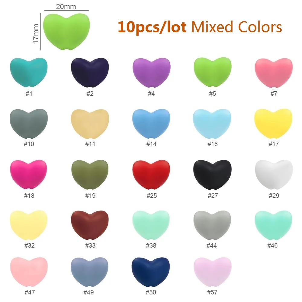 Heart beads