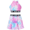 Blue Tie Dye A