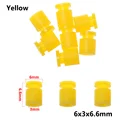 Yellow 6x3x6.6mm