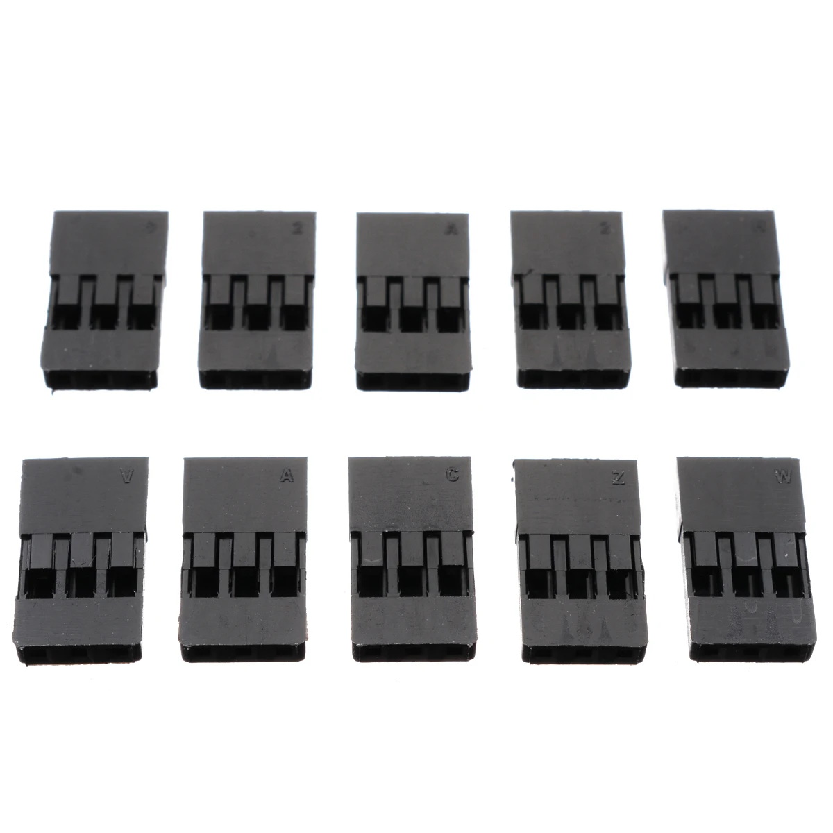New 30pcs Male & Female Gold Plated Terminal with 10 Rudder Plug Buckle Connector For RC Car Model Servo Connector