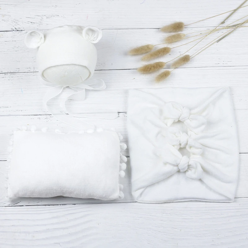 3 pcs White