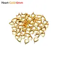 Gold-Heart 6mm
