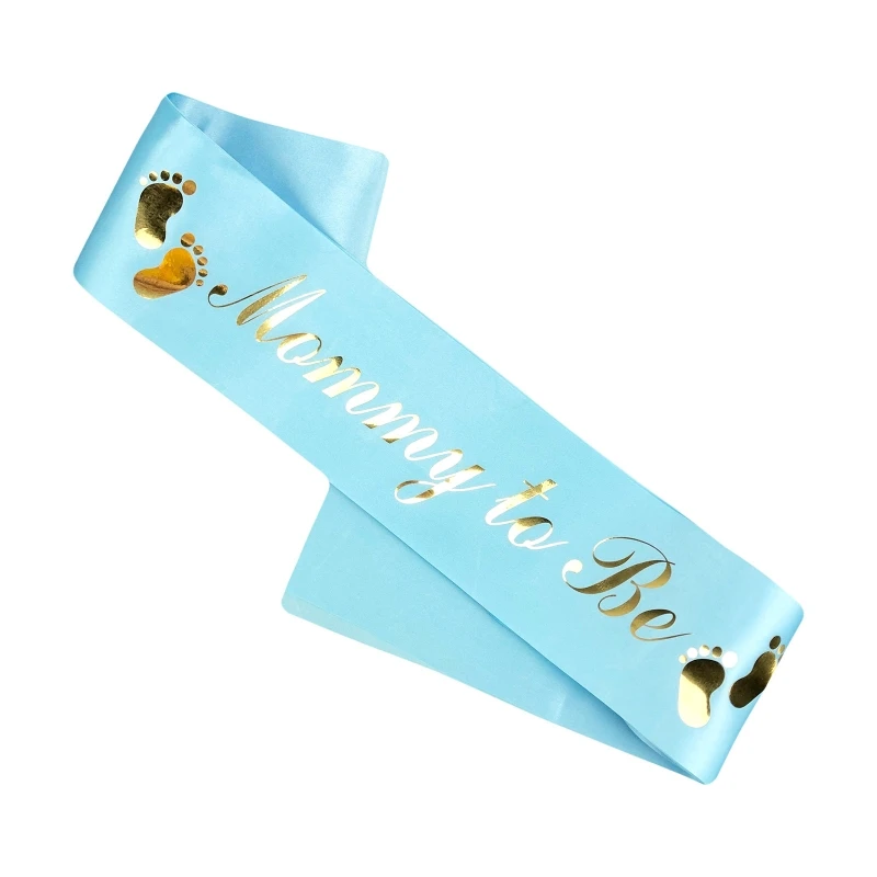 Kit de insignia de mamá para ser Sash Daddy to Be, decoración de Baby Shower, género, celebración, fiesta, recuerdos, regalos, artículos para bebé - imagen 4
