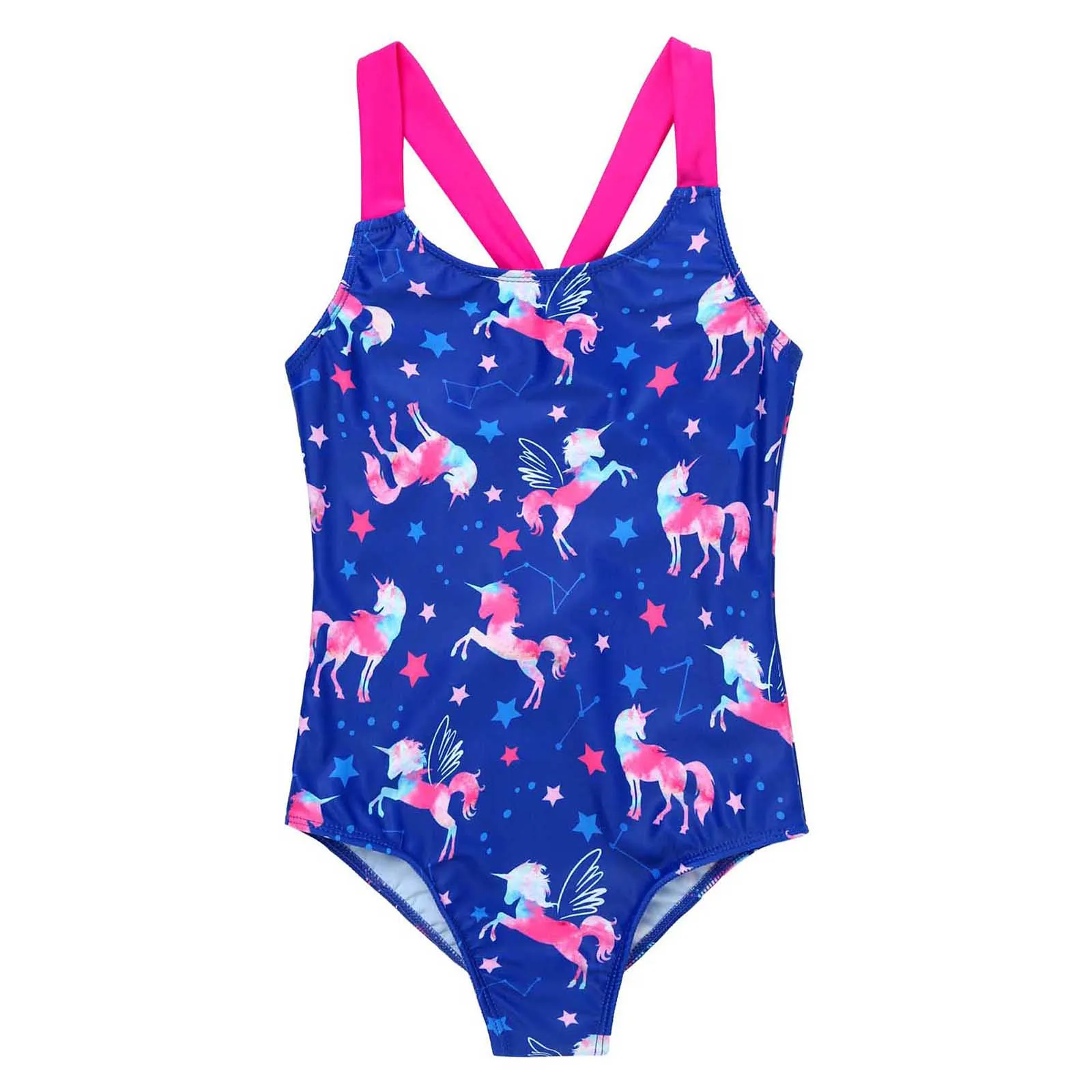 Bañador sirena de una pieza para niña – Traje de verano - imagen 4