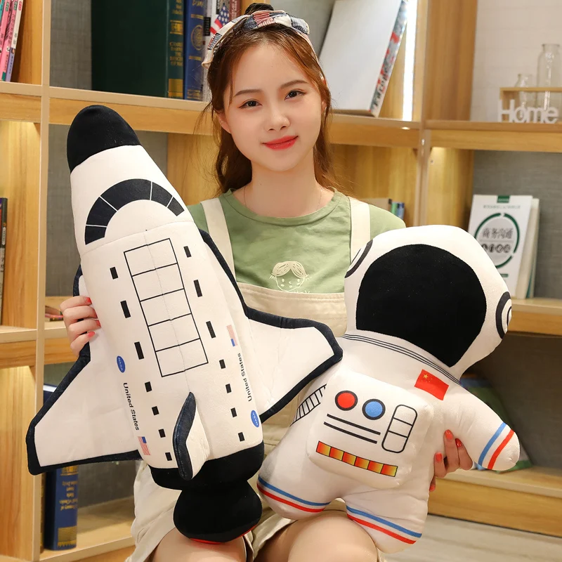 Peluche astronauta infantil suave – Almohada de dibujos animados