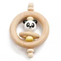 Wood Panda rattle