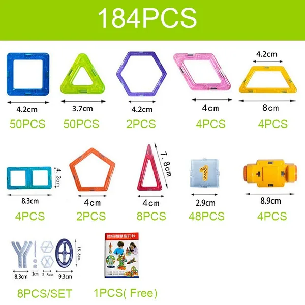 184PCS
