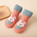 Orange Rabbit Socks