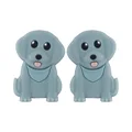 5pcs dusty blue