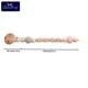 Peach Pacifier Chain