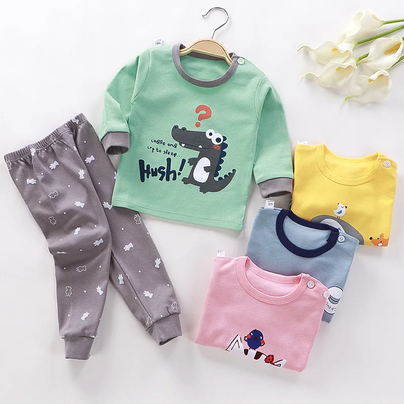 Pijama de manga larga para niños y niñas, conjuntos pijamas Navidades, ropa de dormir de invierno - imagen 5