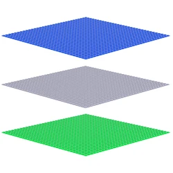 2 uds placas Base clásicas 32x32 16x32 puntos placa bloques MOC montaje de ladrillos construcción plástico Compatible marca City Friends