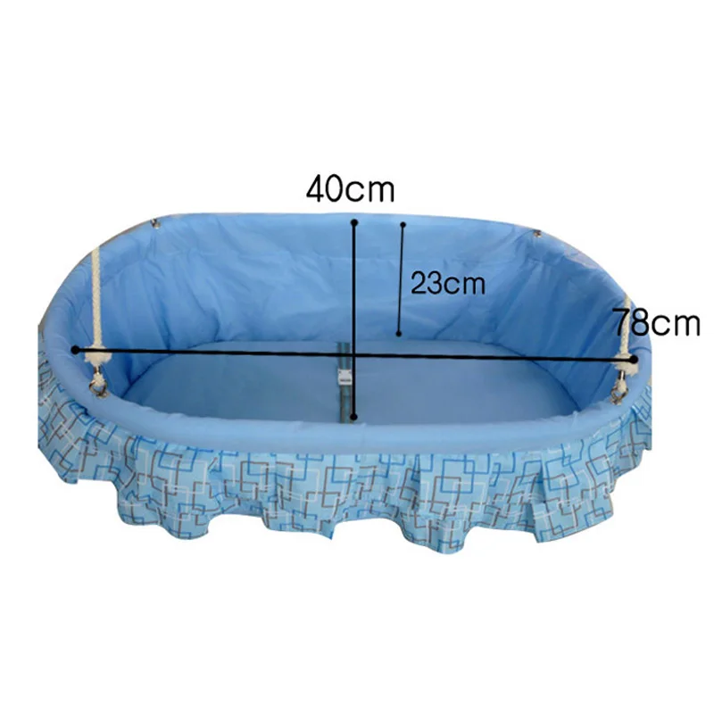 Columpio para bebé, cuna, cama, colchoneta para bebé, balancín para bebé con mosquitera, colchón de almohada - imagen 4