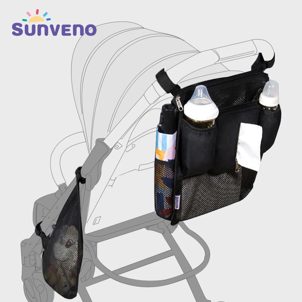 Sunveno-bolsa organizadora para cochecito de bebé, bolsa de almacenamiento para carrito de bebé, accesorios para cochecito - imagen 2