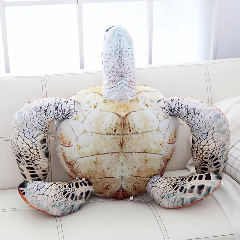 Tortuga marina de peluche suave para niños – cojín almohada - imagen 4
