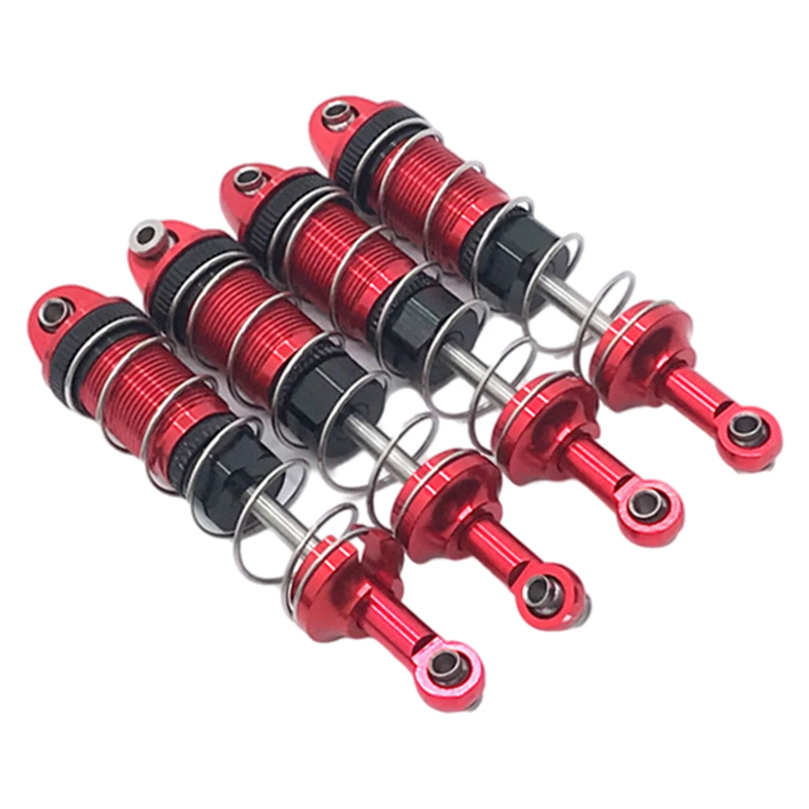 Amortiguador de Metal para coche teledirigido, piezas de bricolaje, 4x1:10, 74mm, para modelo de camión HB ZP1001 ZP1002 ZP1003 - imagen 3