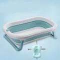 Blue and bath mat
