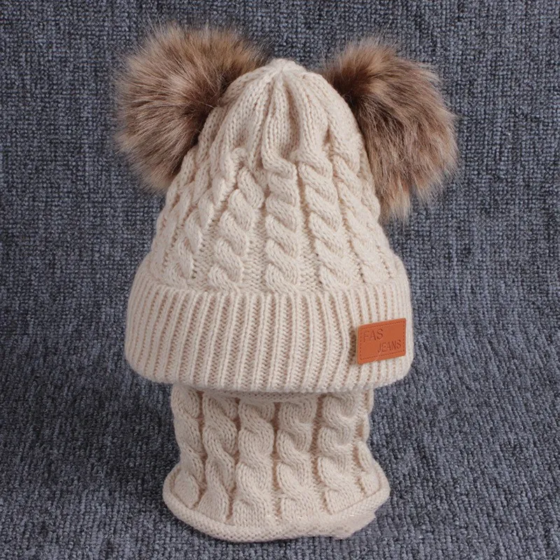 Set gorro bufanda bebé - Uso con bebé