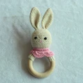 pink bow bunny toy