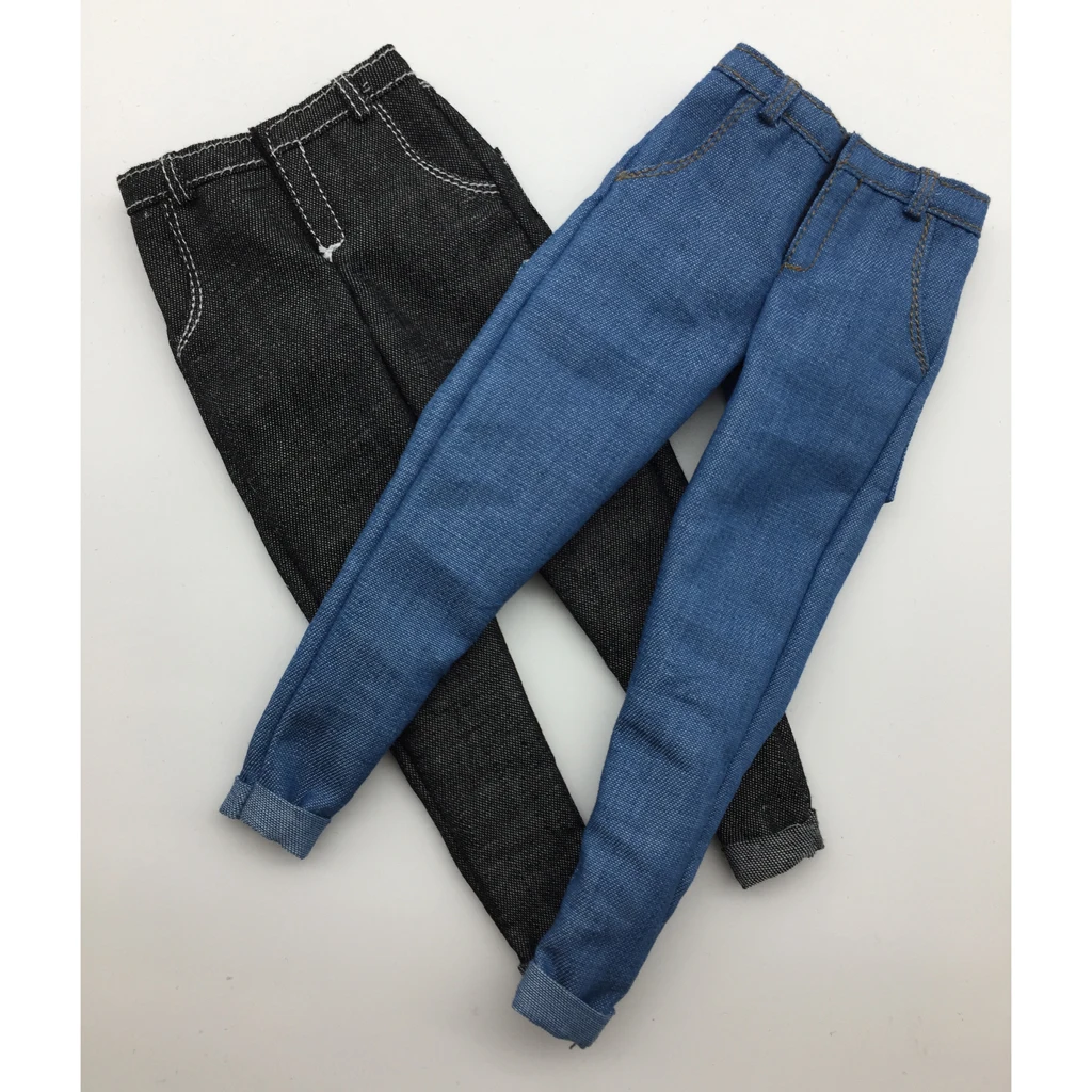 1/6 Scale Mens Jeans Denim Pants Accessories for 12 Inch ,  Male Action Figure
