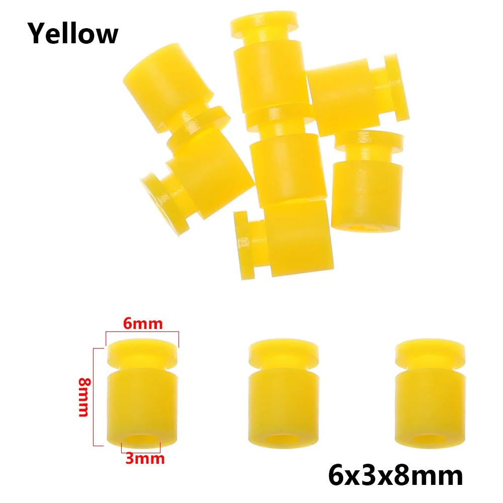 Yellow 6x3x8mm