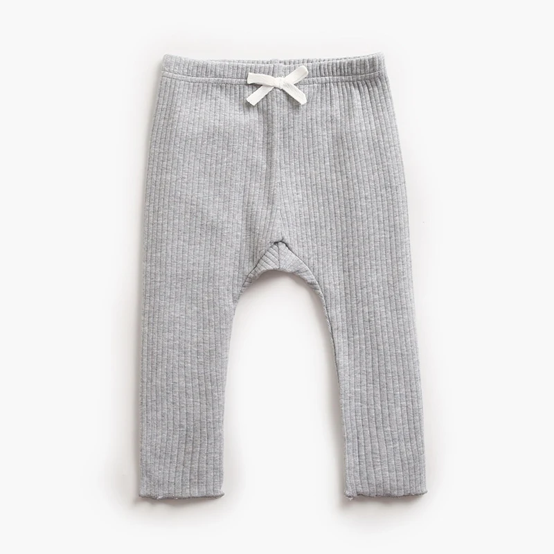 Pantalones largos suaves para niñas recién nacidas – Moda primavera - imagen 2