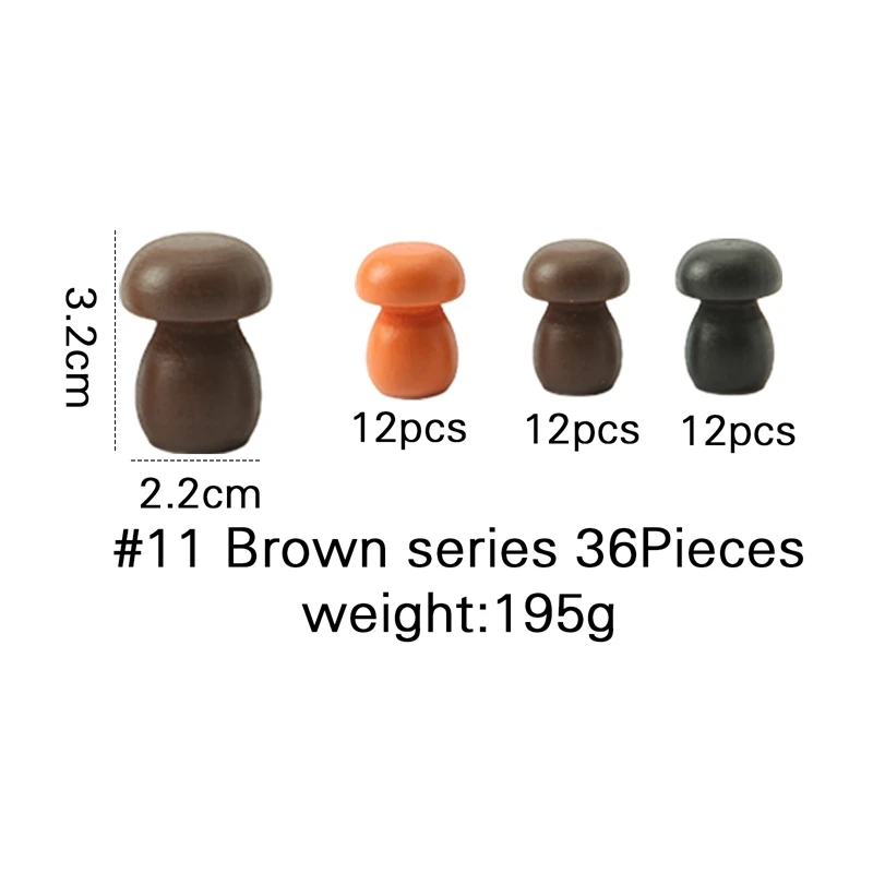 brown series 36 pcs