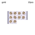 10pcs Gold