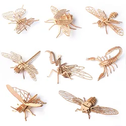 Rompecabezas de madera 3D Insecto para niños