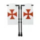 L-Flag Red Crusader