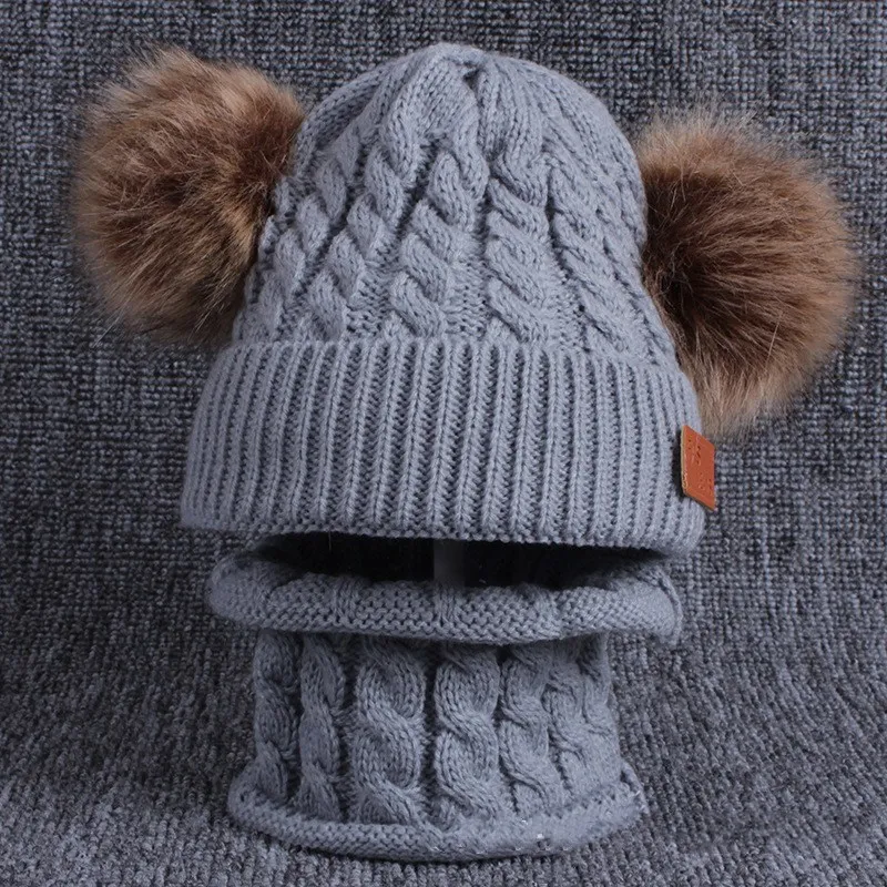 Set gorro bufanda bebé - Diseño completo