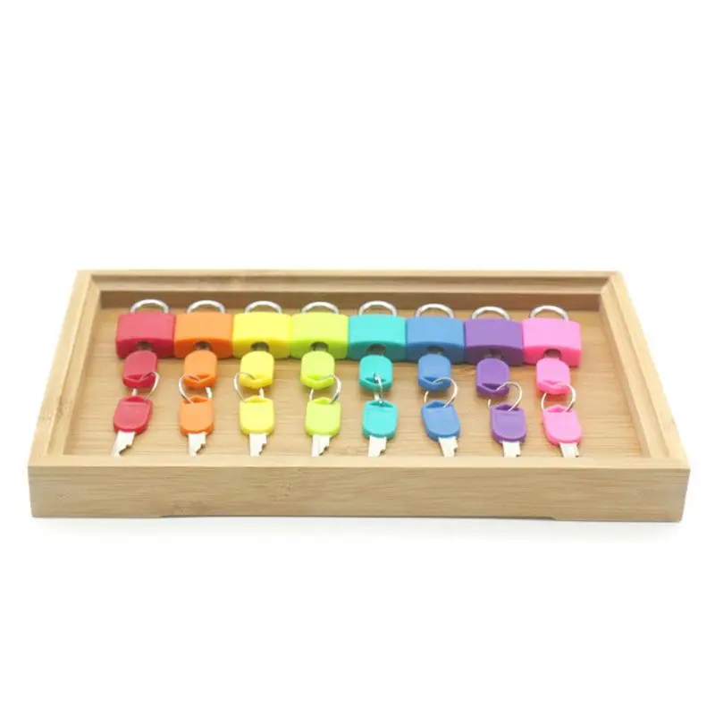 Juego de llaves Montessori – Juguete sensorial educativo niños - imagen 4