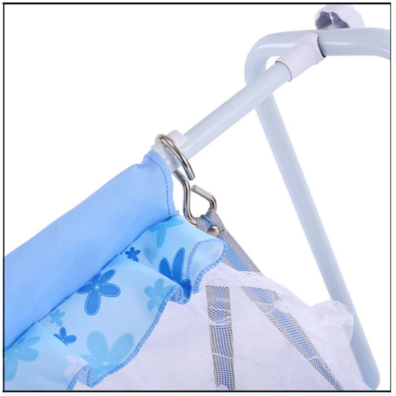 Columpio para bebé, cuna, cama, colchoneta para bebé, balancín para bebé con mosquitera, colchón de almohada - imagen 5