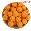 100Pcs Sun Orange