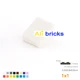 100pcs white
