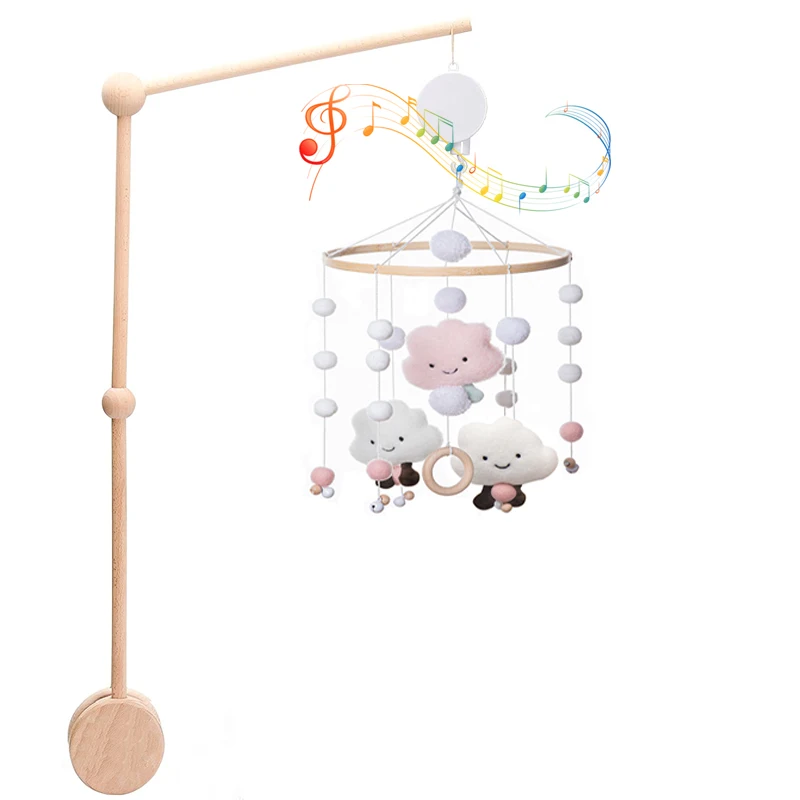 3PCS Cloud bed bell