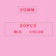 50Pcs Mix Color